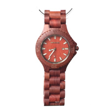 Montre en bois de haute qualité de nouvelle mode, montre 100% naturelle en bois, montre-bracelet en bois